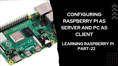 Client-Server communication between Raspberry Pi and PC | UDP client communication with RPi server