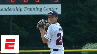 Relive every out of gregory bruno’s perfect game and his postgame
interview as new york defeats maryland 4-0 to advance williamsport at
the 2018 little le...