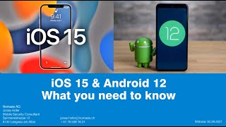 Nomasis Webinar  Latest News about the major iOS and Android Releases