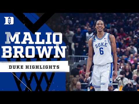 Best of Maliq Brown - Duke Highlights!
