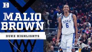 Best of Maliq Brown - Duke Highlights!