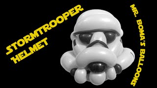 Stormtrooper Helmet Balloon Animal Tutorial (Balloon Twisting and Modeling #25)
