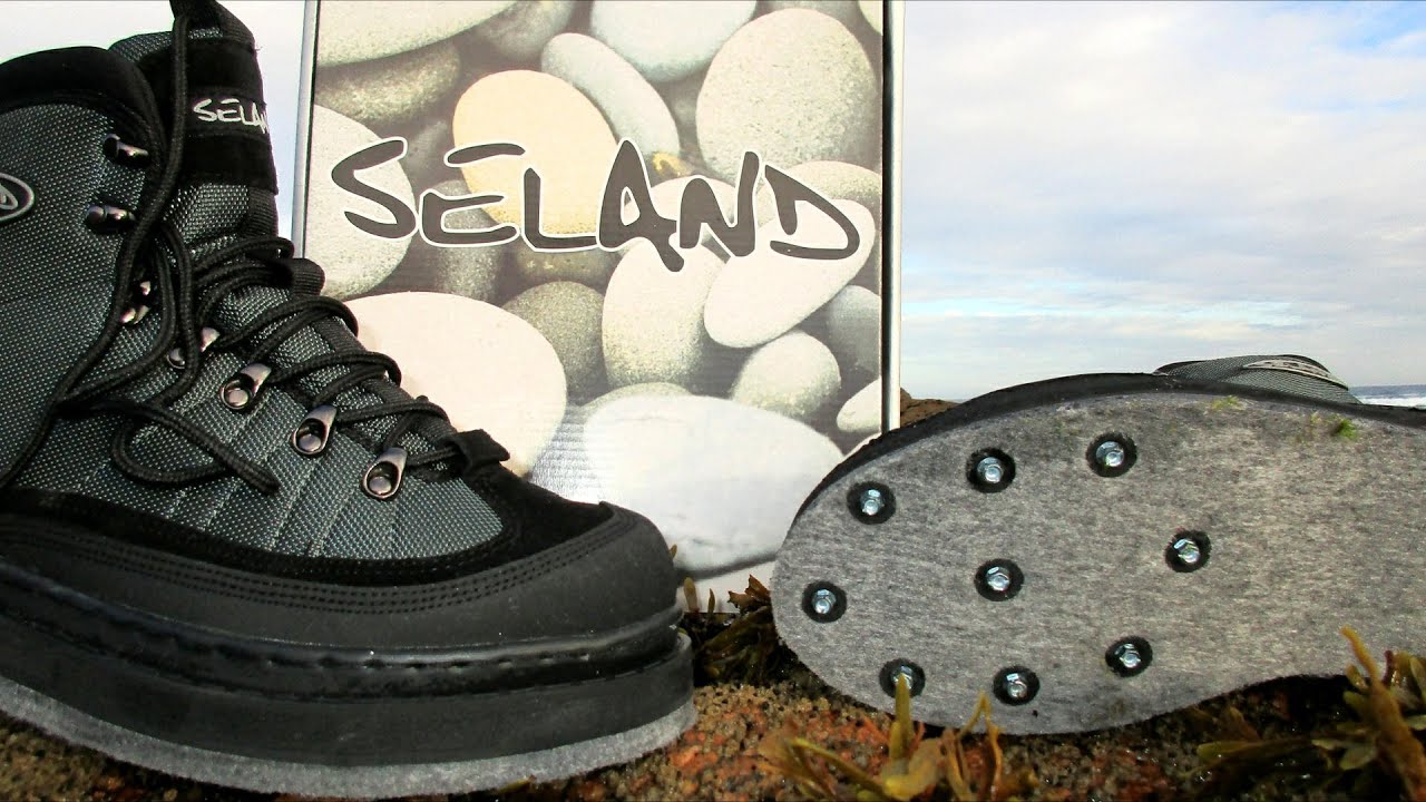 Botas de pesca con fieltro y clavos SELAND 