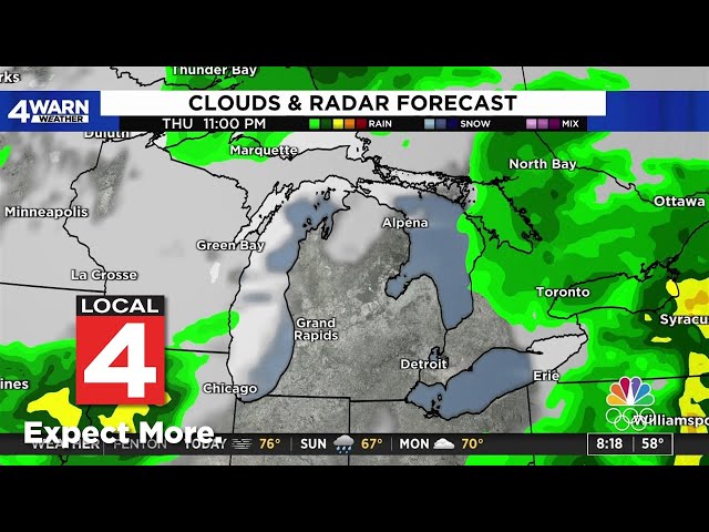 Metro Detroit weather forecast May 4, 2024 -- 8 a.m. Update class=