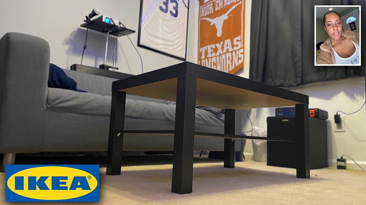 IKEA LACK COFFEE TABLE ASSEMBLY JAZZYTV YouTube