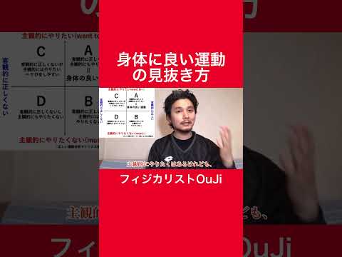 身体に良い運動の見抜き方【フィジカリストOuJi】