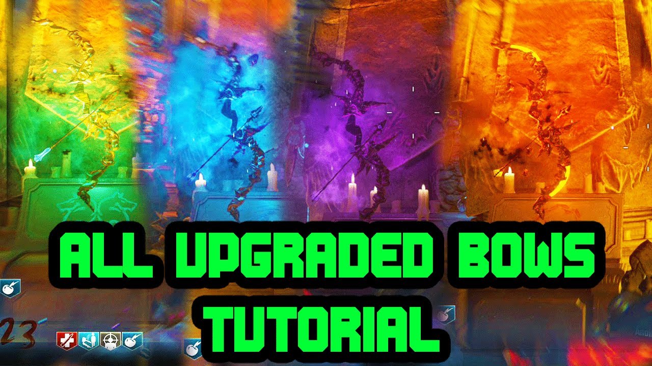 ALL UPGRADED BOWS RUN! DER EISENDRACHE 'Black Ops 3 Zombies' Gameplay (TheRelaxingWin)