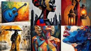 Stunning Abstract Wall Art Ideas to Transform Your Space | Easy Modern Painting Inspiration