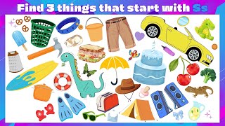 Alphabet I Spy Letter S I Spy For Kids I Spy With My Little Eye Search Puzzle