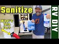 RV Water Tank Maintenance How To, Step by Step Sanitize (RV Living Full Time) 4K