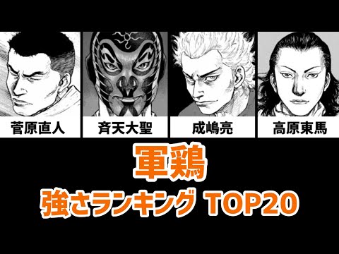 軍鶏 強さランキング TOP20