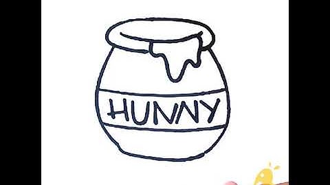 How to Draw Honey jar #Shorts