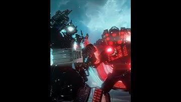 Upgraded Titan Speakerman x Titan Cameraman Handshake In Part 3 ☠️ | #edit #skibiditoilet #foryou