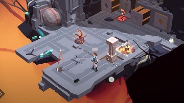Lara Croft go. The cave of fire - Fields of Lava.