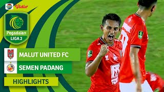 Malut United FC VS Semen Padang - Highlights | Pegadaian Liga 2 2023\/2024