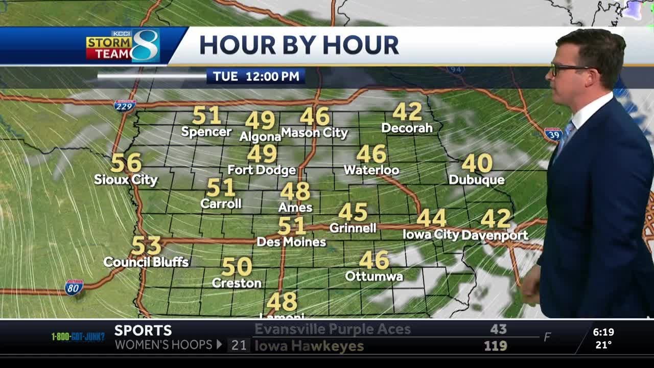 Iowa weather: Warming up this week ahead of weekend rain chances - YouTube