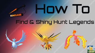 How to Find & Shiny Hunt Legendary Birds in the Wild! LGPE