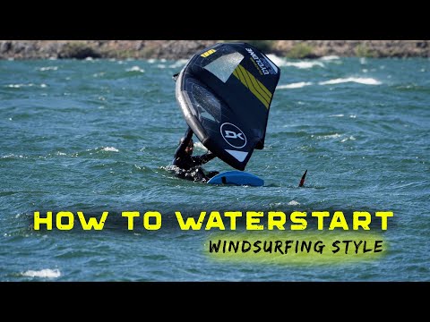 How to water start Windsurfing style- low liter board content media