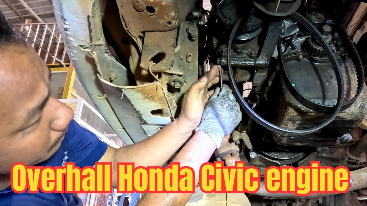 Overhaul Honda Civic Engine part 1