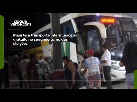 Piauí to provide free intercity transport for the second round of elections