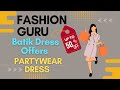 Big Size Batik Dress, Partywear Dresses, Fashion Guru is Live 9730349770 #viralpost #trending