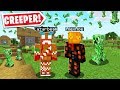 Minecraft BUT IT'S RAINING CREEPERS.. Ft. Lazarbeam