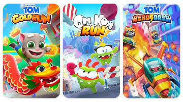 Om Nom Run Om Nelle vs Talking Tom Gold Run Hawaiian Hank vs Talking Tom Hero Dash Red Suit Ben