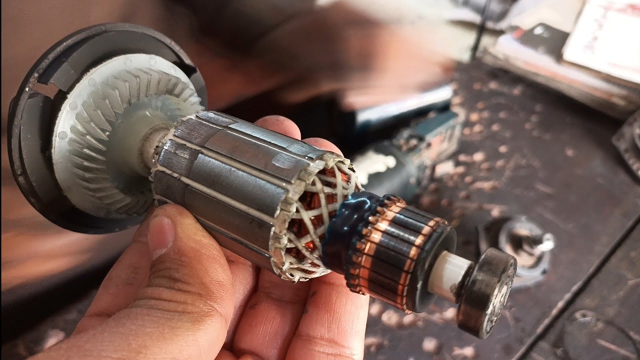 complete video,Disc Baby Grinder new armature change fighting and service 