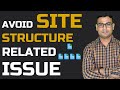 Issues related to Website Structure -  Avoid these Website Structure Related Mistakes