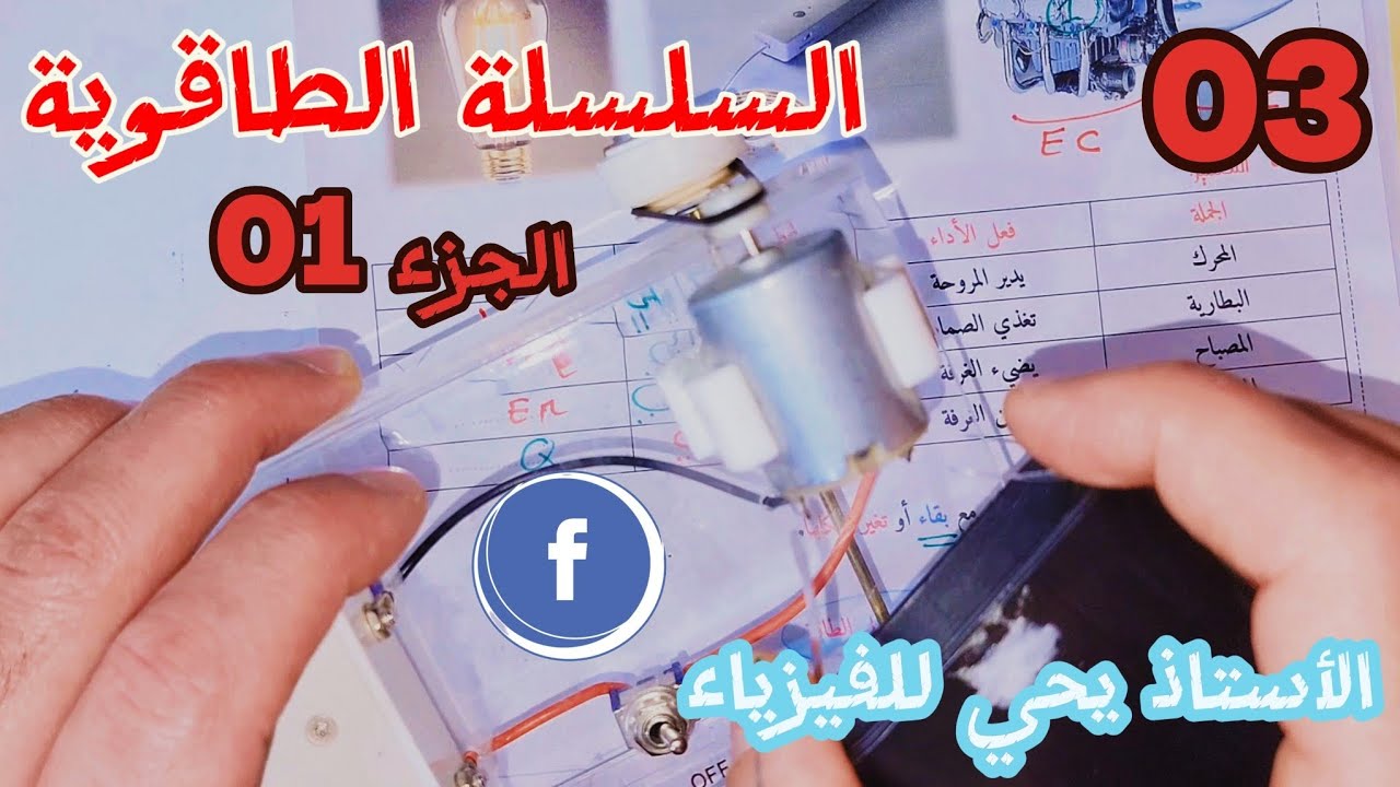 شرح مفصل السلسلة الطاقوية للسنة الثالثة متوسط (الجزء 01)