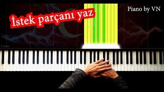 PLEVNE MARŞI - OSMAN PAŞA - HARD - PIANO TUTORIAL by VN