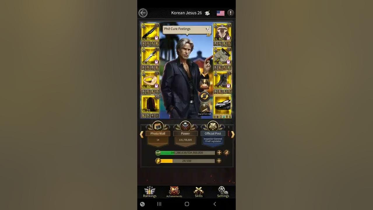 Mafia City multiple equipment sets for multiple activities. Updated