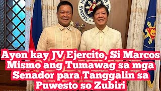 Ejercito, Inakusahan ba Niya sa Marcos na Siyang Tumawag sa mga Senador Para Patalsikin si Zubiri?