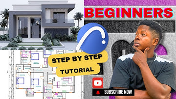AchiCAD Tutorial: How to draw a floor plan in archicad step by step (For beginners)
