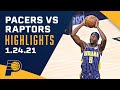 Indiana Pacers Highlights Vs Toronto Raptors January 24 2021 NBA