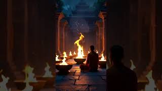 Fire Meditation 🔥 Peaceful Campfire Sounds for Deep Relaxation & Sleep