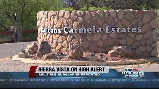 Sierra Vista neighborhoods hit by thieves