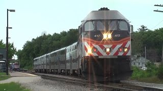 Metra Md-N Line At Fox Lake 2016.6