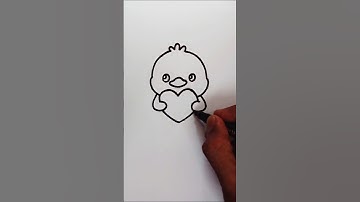 Duck Drawing | Easy Drawing #trending #shorts