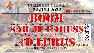 PREDIKSI CHINA HARI INI | BOCORAN CHINA TOGEL 4D| ANGKA JITU CHINA 4D | BOCORAN CHINA 22 JULI 2022