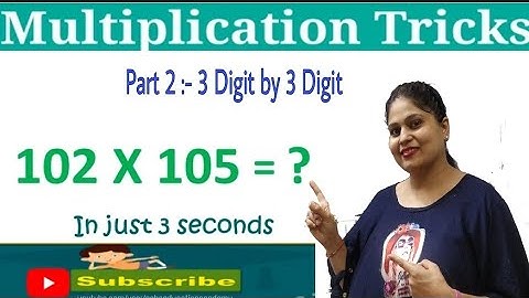 Multiplication | Vertically & Crosswise| 3 Digit by 3 Digit| Vedic Maths Trick| Multiply Trick
