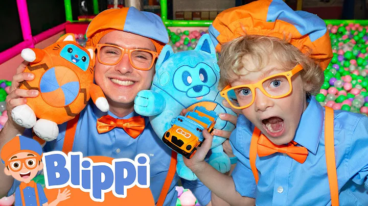 🚍 Blippi and Jude's Big Bus Adventure to the Ball Pit! - Blippi | Educational Videos for Kids
