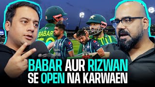 Babar Azam Aur Rizwan Ko Open Nahi karna Chahye..? | Junaid Akram Clips