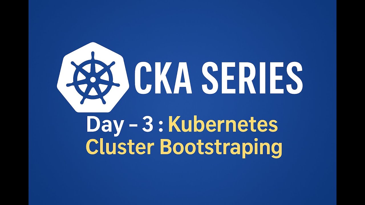 Day - 3 : Kubernetes Cluster on Ubuntu - YouTube
