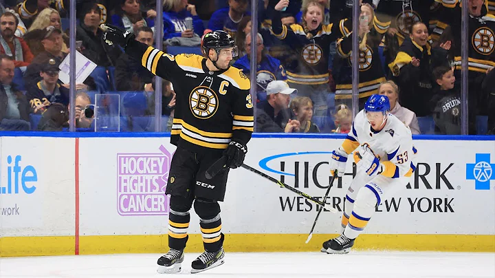 Bruins enter the zone in style; Bergeron bangs it ...