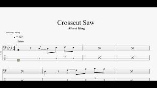 Albert King - Crosscut Saw (bass tab)