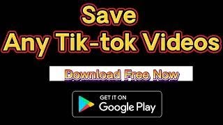 How to Download Tiktok Videos without Save Video button | No Watermark screenshot 5