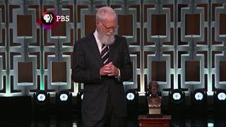 Letterman on receiving Mark Twain Prize: 'I'm trying to impress' my son