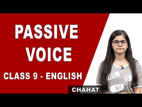 Class 9 English Grammar| Passive Voice | CBSE | NCERT