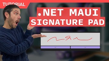 .NET MAUI Signature Pad Complete Guide